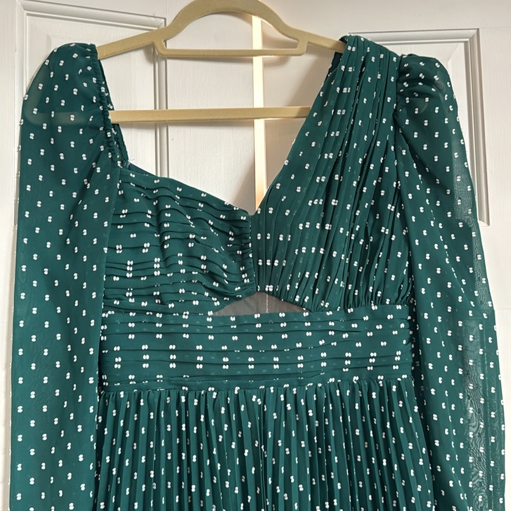 Self Portrait Asymmetrical MIDI Dress- Size UK 8/US 4 - Picture 6 of 11